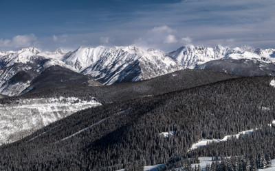 VIEW FROM THE TOP OF VAIL