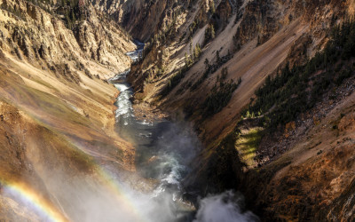 Yellowstone Falls on Top